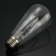 E27 ST64 Retro Edison LED 4W COB Squirrel Cage Colorful Filament Glass Light Lamp Bulb AC 220V