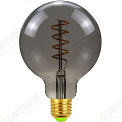 Lighting Designer AC220 E27 2700K 4W G95 Dimmable LED Incandescent Light Bulb Smoky Gray Glass Edison Bulb Filament Lamp Retro Decor Lighting Designer AC220 E27 2700K 4W G95 Dimmable LED Incandescent Light Bulb Smoky Gray Glass Edison Bulb Filament Lamp Retro Decor