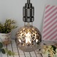 Lighting Designer AC220V E27 2700K 4W G125 LED Incandescent Light Bulb Smoky Gray Pineapple Pattern Glass Edison Bulb Filament Lamp Retro Decor