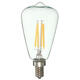 Retro E12 4W Edison Filament Bulb LED Warm White Pure White Light Lamp Candle AC 110V