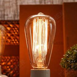 ST58 E27 60W Retro Edison Bulb AC 220V Incandescent Bulb ST58 E27 60W Retro Edison Bulb AC 220V Incandescent Bulb