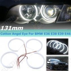 131MM Halo Ring Cotton Light LED Angel Eye For BMW E36 3 Series E38 E39 E46 Car Lights 131MM Halo Ring Cotton Light LED Angel Eye For BMW E36 3 Series E38 E39 E46 Car Lights