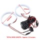 131MM Halo Ring Cotton Light LED Angel Eye For BMW E36 3 Series E38 E39 E46 Car Lights