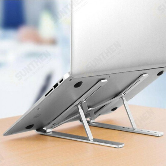 Aluminum Alloy Tablet Bracket Mount Foldable Portable Laptop Stand Holder Rack Pad Holder