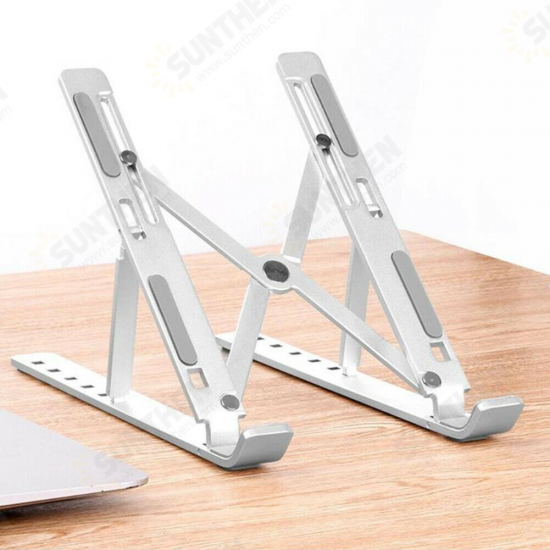 Aluminum Alloy Tablet Bracket Mount Foldable Portable Laptop Stand Holder Rack Pad Holder