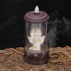 Angel Ceramic Backflow Incense Burner Smoke Cones Holder Sticks Censer Clay Angel Ceramic Backflow Incense Burner Smoke Cones Holder Sticks Censer Clay