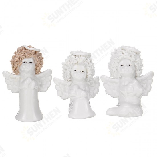 Angel Ceramic Backflow Incense Burner Smoke Cones Holder Sticks Censer Clay