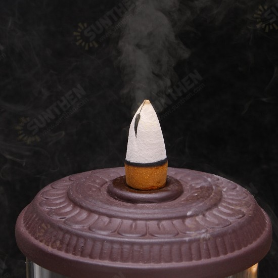 Angel Ceramic Backflow Incense Burner Smoke Cones Holder Sticks Censer Clay