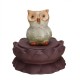 Owl Ceramic Backflow Incense Burner Smoke Cones Holder Sticks Censer Clay Decor