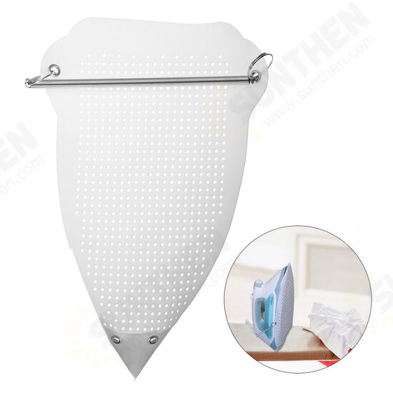 White Electric Parts Iron Cover Shoe Ironing Aid Board Heat Protect Fabrics Cloth Without Scorching