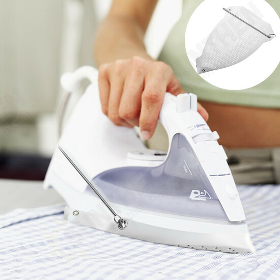 White Electric Parts Iron Cover Shoe Ironing Aid Board Heat Protect Fabrics Cloth Without Scorching