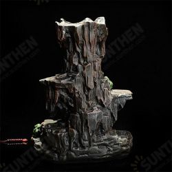 Backflow Incense Cone Burner Censer Holder Mountain Waterfall Stream Home Fragrant Furnace Decor Backflow Incense Cone Burner Censer Holder Mountain Waterfall Stream Home Fragrant Furnace Decor