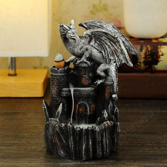 Dinosaur Back Incense Burner European Creative Decoration Resin for Home