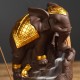 Backflow Incense Burner Elephant G od Censer Stick Holder