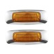 2X 8LED 12V/24V Waterproof Side Marker Lights Taillights For Truck Pickup