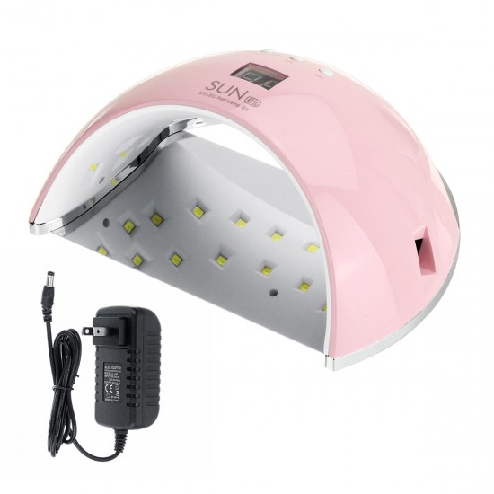 48W SUN6 LED UV Nail Lamp Light Gel Polish Cure Nail Dryer UV Lamp US/EU Plug