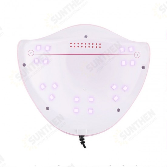 54W UV Nail Lamp 18 UV LED Lights Gel Nail Polish Dryer Curing Manicure