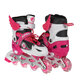 Kids Inline Skates Adjustable Illuminating Roller Skating Shoes Sliding Skating Sneakers