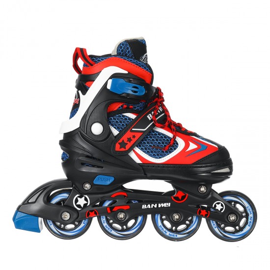 Kids Inline Skates Size Adjustable Rollerblades Teens Skate Shoes Roller Skates For Boys Girls