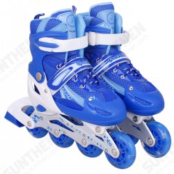 Single Flash Skates Skate Shoes Inline Skates Adjustable Inline Skates Speed Skates Breathable Adult Children's Roller Skates Single Flash Skates Skate Shoes Inline Skates Adjustable Inline Skates Speed Skates Breathable Adult Children's Roller Skates