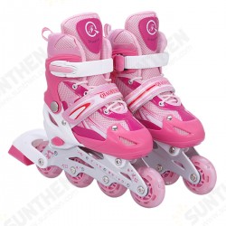 Single Flash Skates Skate Shoes Inline Skates Adjustable Inline Skates Speed Skates Breathable Adult Children's Roller Skates Single Flash Skates Skate Shoes Inline Skates Adjustable Inline Skates Speed Skates Breathable Adult Children's Roller Skates