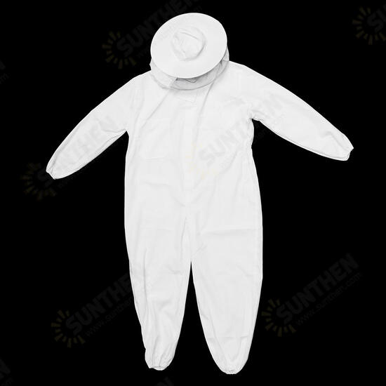 Beekeeping Protective Equipment Jacket Veil Full Body Suit Hat Smock Beekeeping Tools Set