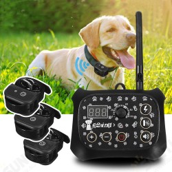 Wireless Electric Pet Fence Waterproof Collar Containment System Transmitter 1/2/3xReceiver Wireless Electric Pet Fence Waterproof Collar Containment System Transmitter 1/2/3xReceiver