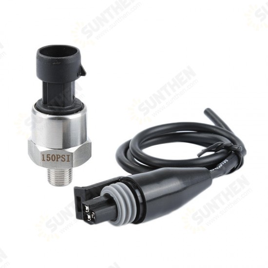 0.3m Cable 150PSI 12V 0.5-4.5V NPT1/8 Pressure Sensor Pressure Transmitter Pressure Transducer