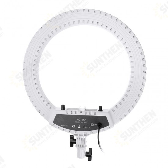 100-240V 18 inch Ring Light Mobile Phone Live Beauty Night Light + Hose Phone Clip + PTZ Stepless Dimming