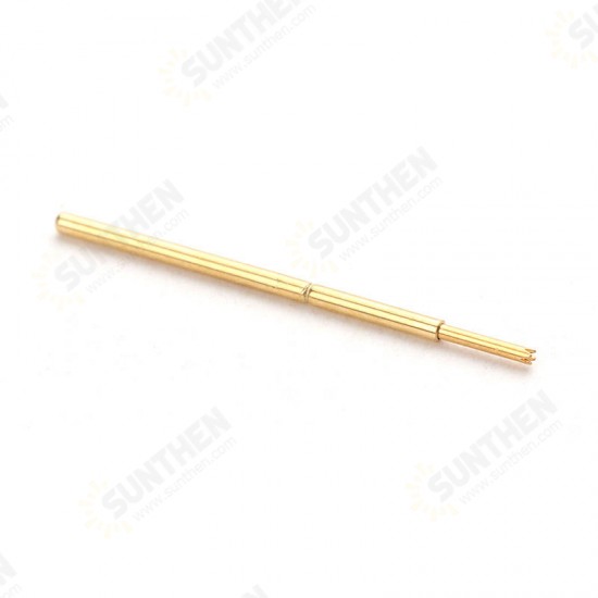 100 Pcs PA50-Q1 Gold-Plated Test Probe Outer Diameter 0.68mm Length 16.55mm Test Tool Spring For Testing Circuit Board Instruments Test Pin