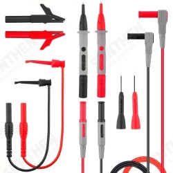 1000V 10A Electronic Test Lead Kit Alligator Clips Test Extension Digital Multimeter Meter Pin Universal Probe Wire Cable 1000V 10A Electronic Test Lead Kit Alligator Clips Test Extension Digital Multimeter Meter Pin Universal Probe Wire Cable