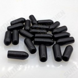 100pcs 6MM Protective Cover Rubber Covers Dust Cap for Antenna Connector Metal Tubes 100pcs 6MM Protective Cover Rubber Covers Dust Cap for Antenna Connector Metal Tubes