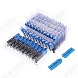 100pcs FTTH SC UPC Single-mode Fiber Quick Connector Fiber Optic Fast Adapter Straight Tail 100pcs FTTH SC UPC Single-mode Fiber Quick Connector Fiber Optic Fast Adapter Straight Tail