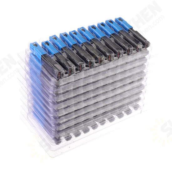 100pcs FTTH SC UPC Single-mode Fiber Quick Connector Fiber Optic Fast Adapter Straight Tail