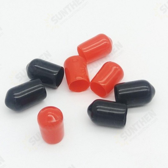 100pcs Rubber Covers 6mm Dust Cap for SMA Connector RF SMA Protection Cover