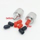 100pcs Rubber Covers 6mm Dust Cap for SMA Connector RF SMA Protection Cover