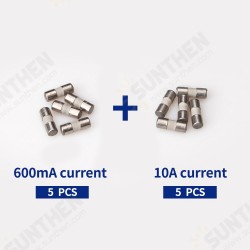 10/20pcs 10*3.5mm Ceramic Fuse 600mA 10A 250V for Multimeter 10/20pcs 10*3.5mm Ceramic Fuse 600mA 10A 250V for Multimeter