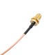 10CM Extension Cord U.FL IPX to RP-SMA Female Connector Antenna RF Pigtail Cable Wire Jumper for PCI WiFi Card RP-SMA Jack to IPX RG178