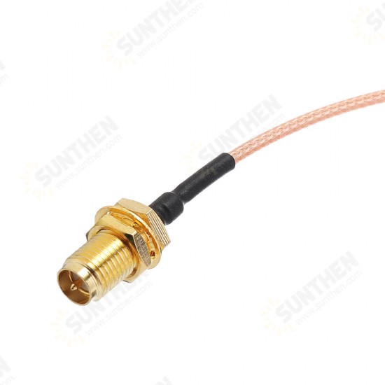 10CM Extension Cord U.FL IPX to RP-SMA Female Connector Antenna RF Pigtail Cable Wire Jumper for PCI WiFi Card RP-SMA Jack to IPX RG178