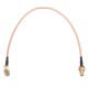 10CM SMA cable SMA Male Right Angle to SMA Female RF Coax Pigtail Cable Wire RG316 Connector Adapter