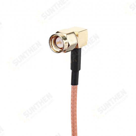 10CM SMA cable SMA Male Right Angle to SMA Female RF Coax Pigtail Cable Wire RG316 Connector Adapter