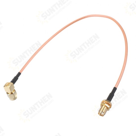 10CM SMA cable SMA Male Right Angle to SMA Female RF Coax Pigtail Cable Wire RG316 Connector Adapter