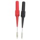 10pcs Insulation Piercing Needle Non-destructive Multimeter Test Probe Red/Black