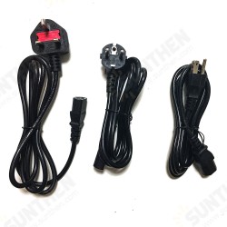 1.5M 10A Power Cord EU/US/UK Pure Copper Conductor Wire, Suitable for Oscilloscope Signal Generator Desktop Multimeter 1.5M 10A Power Cord EU/US/UK Pure Copper Conductor Wire, Suitable for Oscilloscope Signal Generator Desktop Multimeter