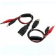 2 Pairs USB Clips Crocodile Wire Male/Female to USB Tester Detector DC Voltage Meter Ammeter Capacity Power Meter Monitor