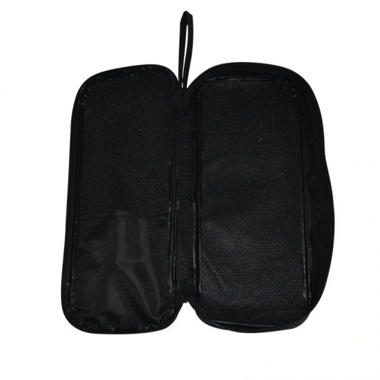 205 x 120 x 45mm/290 x 120 x 48mm 600D Oxford Cloth Black Canvas Bag for Digital Multimeter