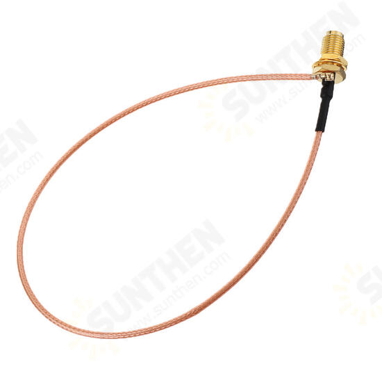 25CM Extension Cord U.FL IPX to RP-SMA Female Connector Antenna RF Pigtail Cable Wire Jumper for PCI WiFi Card RP-SMA Jack to IPX RG178