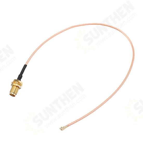 25CM Extension Cord U.FL IPX to RP-SMA Female Connector Antenna RF Pigtail Cable Wire Jumper for PCI WiFi Card RP-SMA Jack to IPX RG178