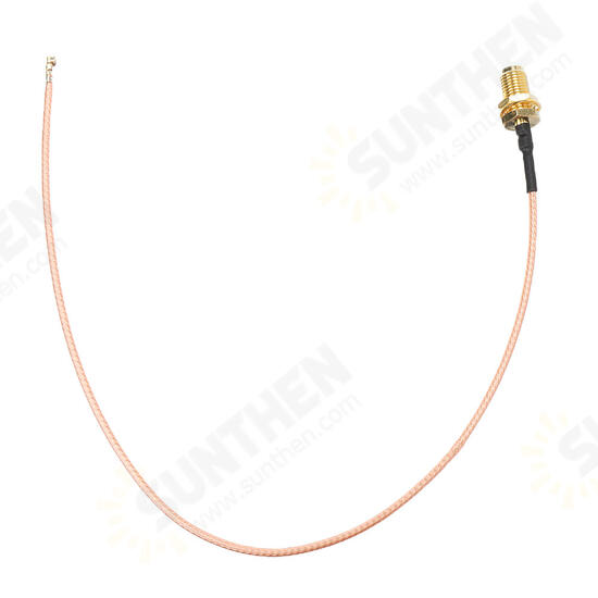 25CM Extension Cord U.FL IPX to RP-SMA Female Connector Antenna RF Pigtail Cable Wire Jumper for PCI WiFi Card RP-SMA Jack to IPX RG178