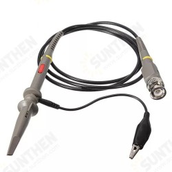 2Pcs P6100 Oscilloscope 100MHz PKCATI BNC Clip Probe Clip Cable 2Pcs P6100 Oscilloscope 100MHz PKCATI BNC Clip Probe Clip Cable